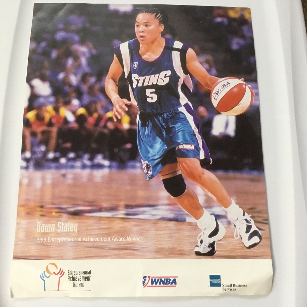 Dawn Staley WNBA Charlotte Sting Poster (14 x11) Gamecocks USC, UVA